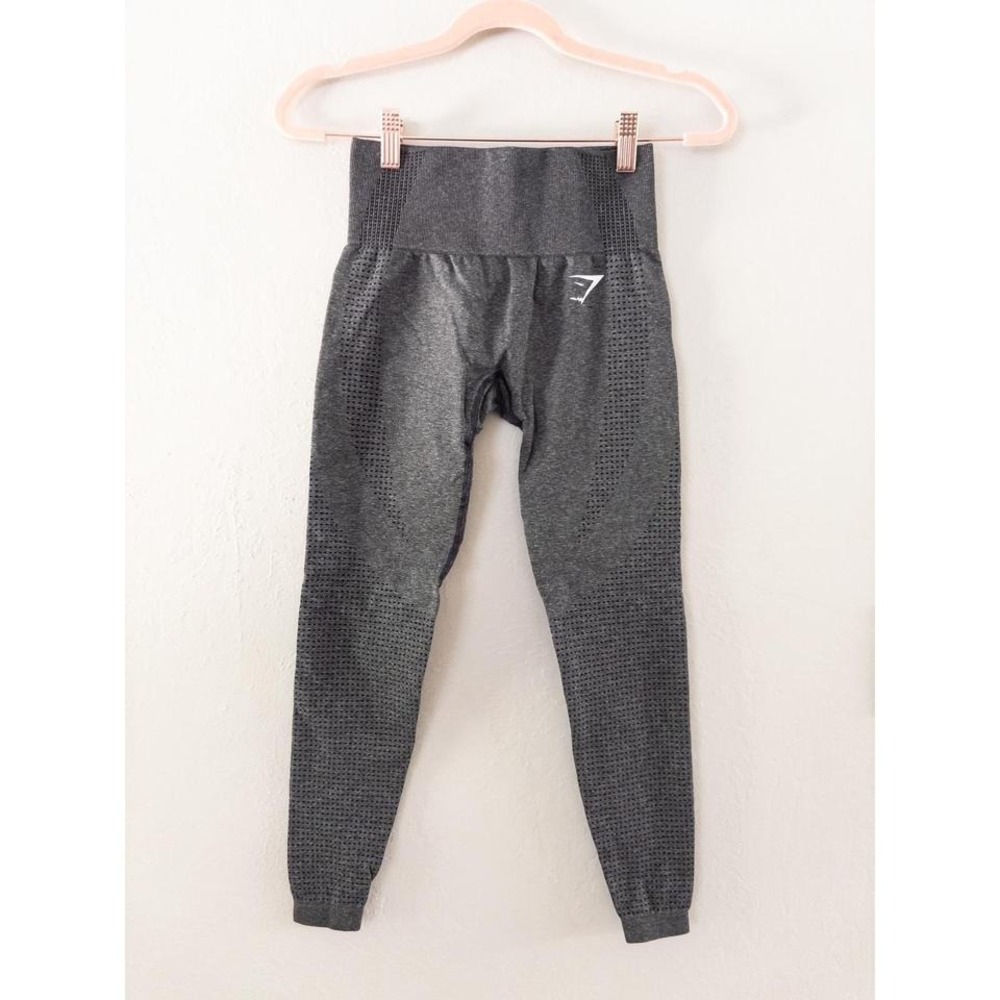 Gymshark Vital Seamless Leggings High Waisted‎ Workout Gym Athleisure Gray